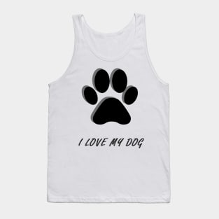 I Love My Dog Tank Top